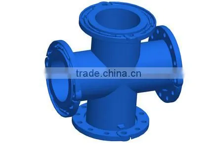 Cast Iron EN545 Flange Spigot Ductile Iron Pipe Fittings photo-4