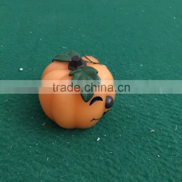 Led Pumpkin Wax Candle Halloween Day Led Candle Pumpkin Shaped Led Yellowe Flicking Candle for Halloween Decoration photo-4