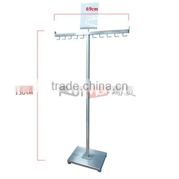 Metal Display Standing 2 Way Clothing Rack photo-5