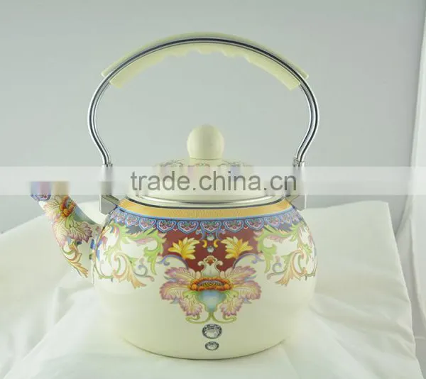 ENAMEL KETTLE MELON SHAPE DECOR photo-2