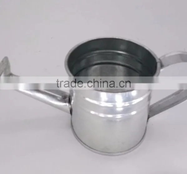 Good Quality Mini Not Coated Indoor Square Metal Flower Pots and Planters for Home & Garden Deco photo-4