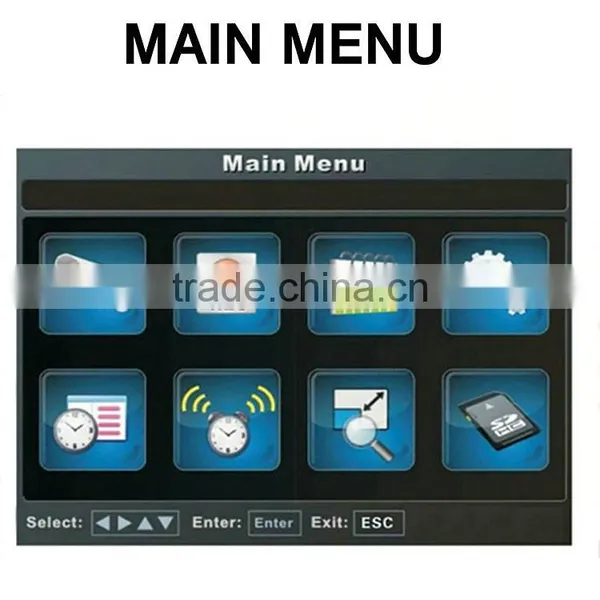 Wireless Monitoring Kit, Home Security Infrared Wireless 4CH CCTV DVR With Camera, 7inch DVR Displayer For Wholesale photo-6