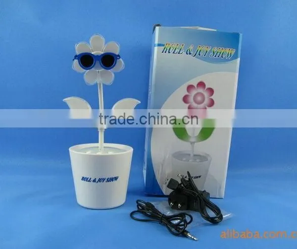 Wholesale Dancing Flower Light Speaker Newest Swing Flower Dancing Speaker Flash Intelligent Flower Speaker photo-6