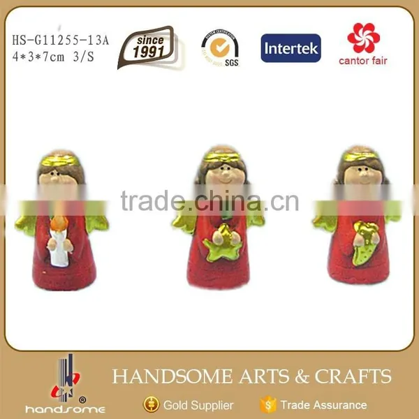 7cm Handmade Resin Christmas Decoration Holiday Gift Spirit Ornaments photo-3