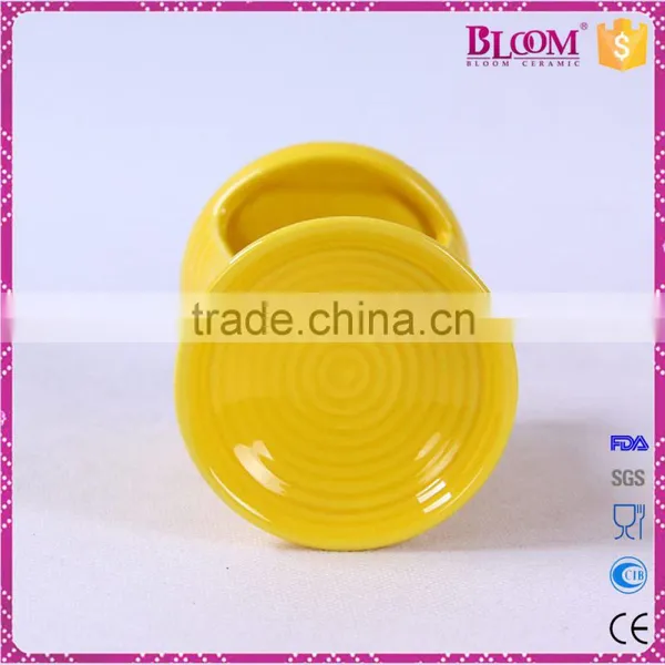 Ceramic Yellow Oil Burners for Tealight Candles Craft photo-5