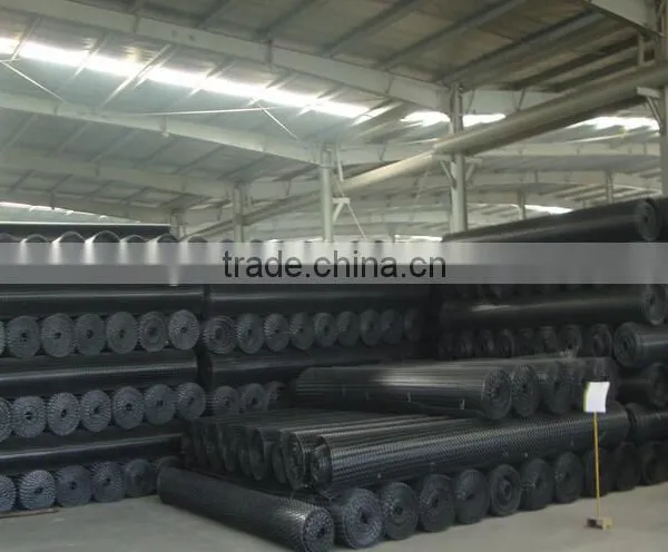 Black Biaxial PP Plastic Geogrid photo-3