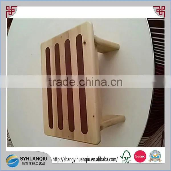 Rustic Wood Material Handmade Wooden Nurse Stool photo-3