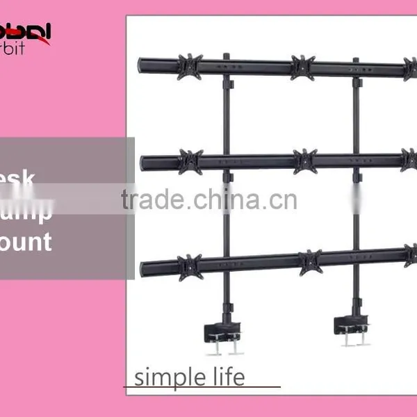Durable Screen Movable Rotate TV Trolley Stand Mount Monitor Display Stand photo-3