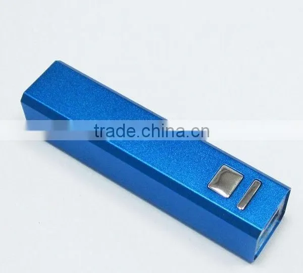 Mini Rechargeable 2600mAh Cuboid Shape Portable Metal Sales Promotion Gift Power Bank photo-4