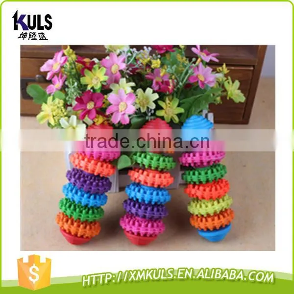 Soft Rubber Chew Ball Toy For Dogs Cats Dental Bite Resistant Tooth Cleaning Dog Toy Balls for Pet Toy Training Balls photo-4