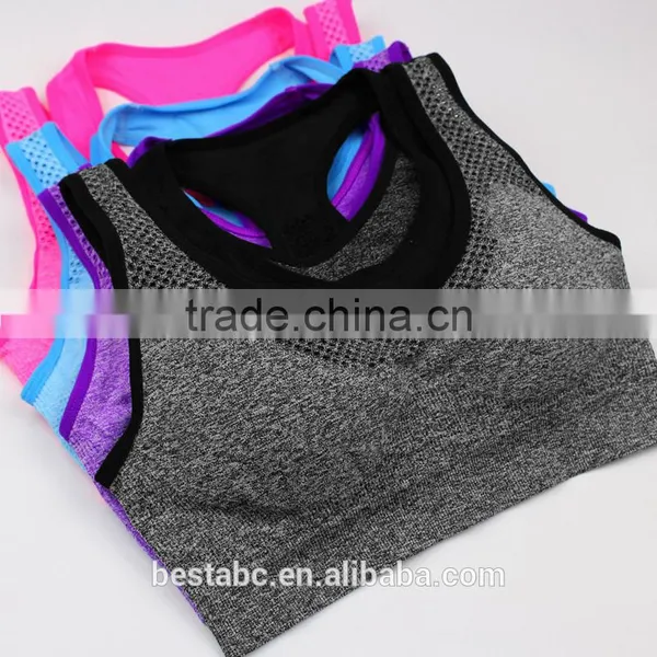 Wholesale Athletic Wear Yoga Clothing Manufacturers Sexy Cross Strap Back Sports Bra photo-2