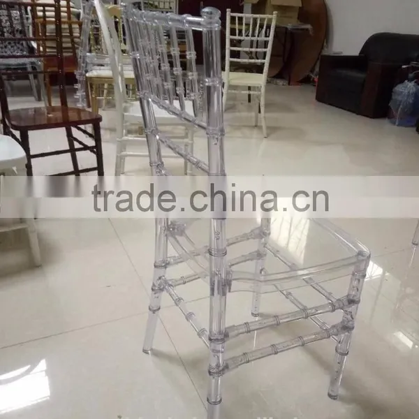 New Design Model Transparent Swivel Crystal Chiavari Chair Made by Resin photo-6