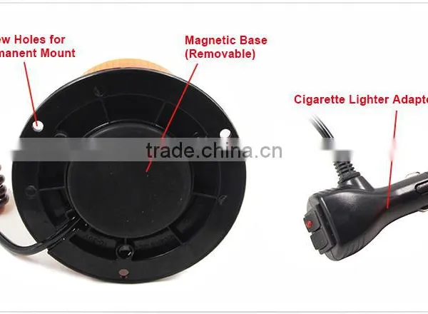 CE E-mark Passed LED Rotating Beacon Light 12v 24v Traffice Safety Led Flashing Beacon photo-5