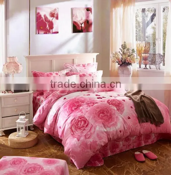 New Products Korea Digital Printed Bed Sheet/ Flat Sheet/bedspreed photo-2