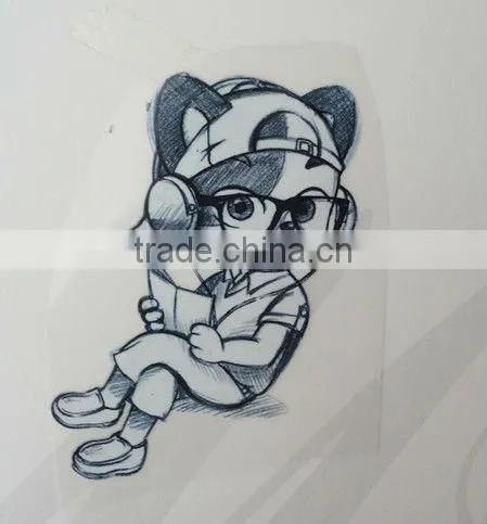 China Factory Direct Cheap Customed T-shirt Heat Transfer Printing Label photo-3