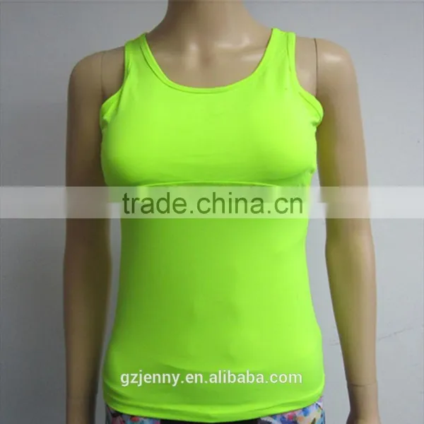 Cheap Custom Ladies Active Sports Wear TankTop Yoga Seamless Fitness Wear Gym Clothing photo-3