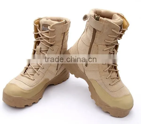 Military Boot2016 Brand Military Boots Men Desert Ankle Boots Genuine Leather Tactical Boots Footwear Army Outdoor Boots photo-3