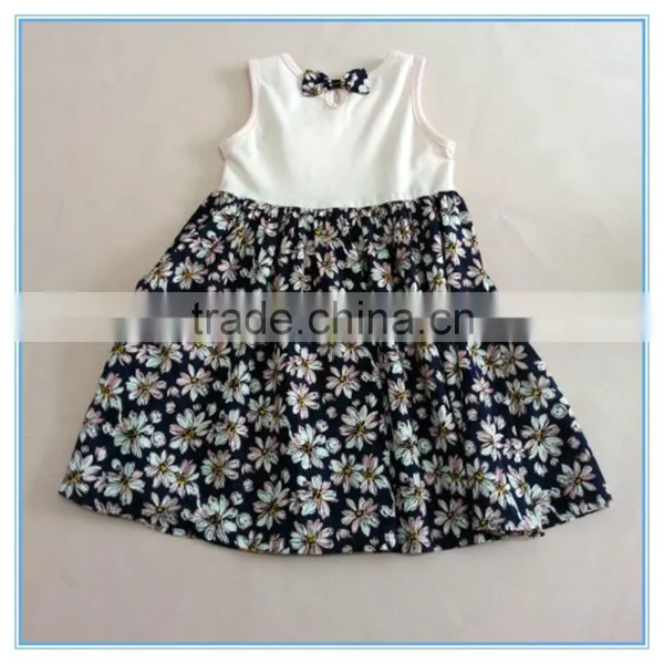 Children Girls Cotton Summer Dress, Organic Cotton Flower Girl Dress, Baby Gril Cotton Dresses photo-4