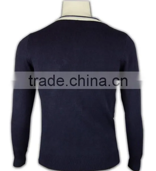 ISO9001/BSCI Manufature Round Neck Striped Acrylic Cardigan Sweaters photo-3