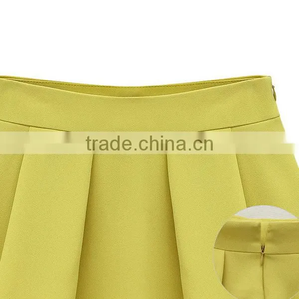 Latest Fashion 100% Polyester Ladies Short Skirt photo-3