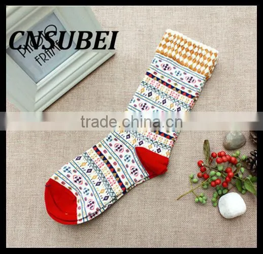 2016 Winter New National Wind Socks Cotton Socks in Tube Socks photo-3