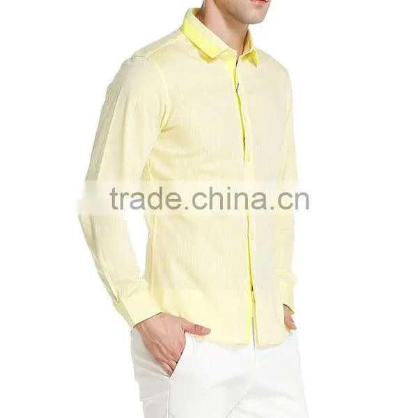 Latest Fashion Men Casual Shirts Linen Men Shirts photo-4