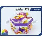 Recycled Printed Paper Gift Box With Lid / Hexagon Cardboard Paper Eco Friendly Packaging Boxes