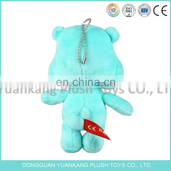 Lovely Soft Care Teddy Bear Plush Keychain With Round Face photo-5