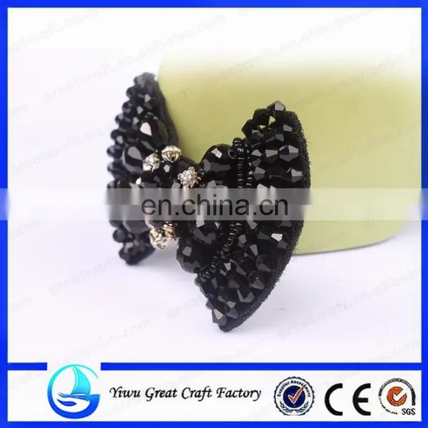 Fashion Handmade Beaded Shoes Flower Chain, Acrylic Craft Shoes Flowers, Acrylic m Bead Flower Shoes