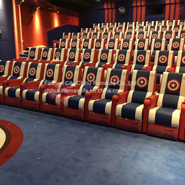 Public Luxury Power Reclining Cinema Sofa Theater Seats photo-5