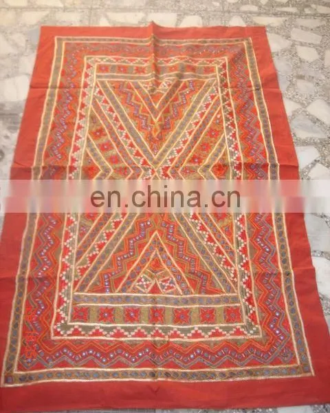 Designer Wholesale Old Silk Cotton Patchwork Wall Hangings Tapestry Runner photo-2