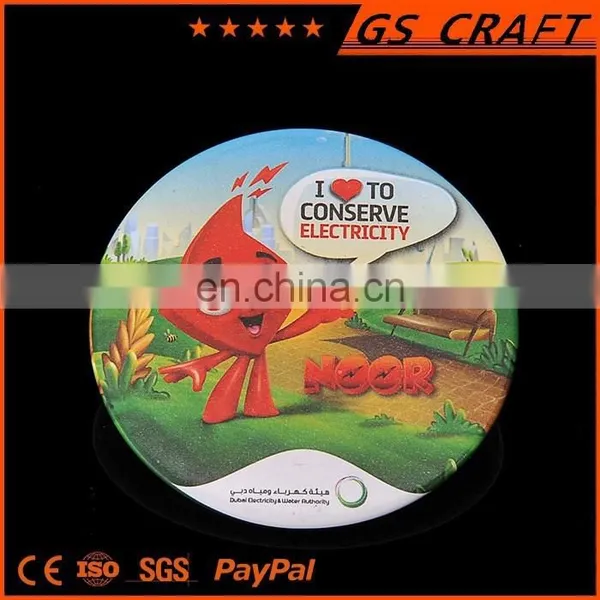 Souvenir/Custom Shape Tinplate Button Badges Souvenir /square Button Badge Souvenir Items photo-6