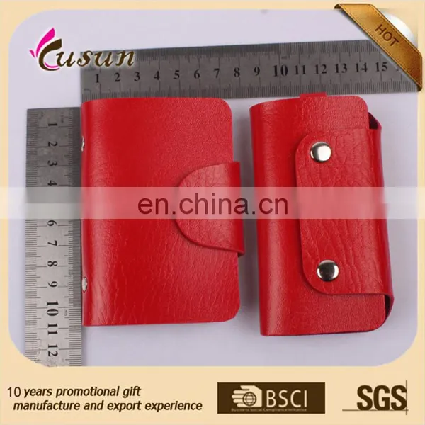 New Short PU Leather Credit Card Holder/ Leather Card Case/PU Card Holder photo-2