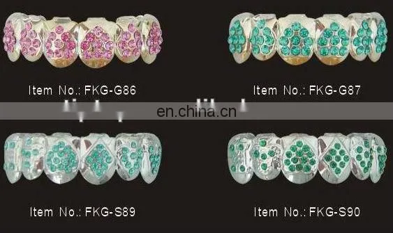 fashion brass grillz teeth