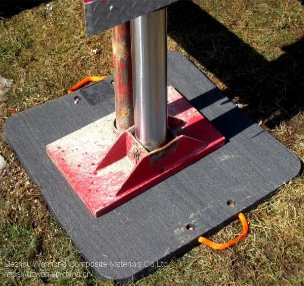 UHMW-PE Wear Resistance Outrigger Mat HDPE Plastic Jack Pad photo-2