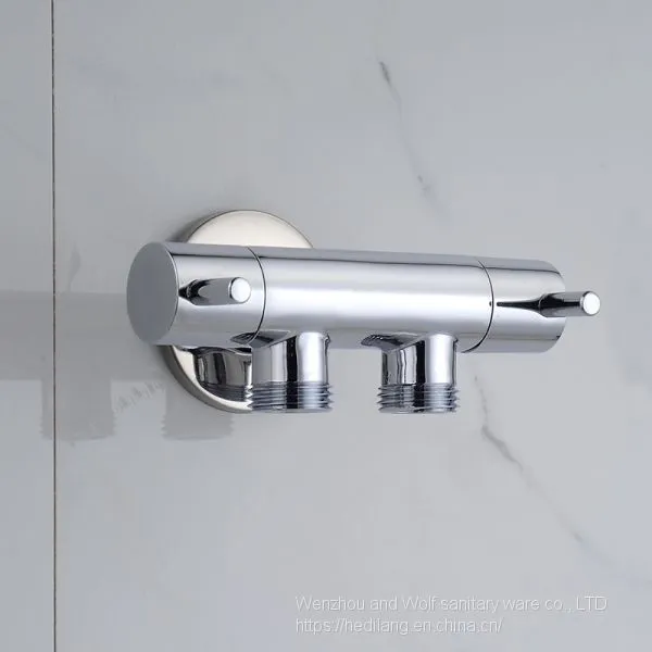 Three Way Angle Valve Water Separator Eight Valve Washing Machine Switch Triangle Valve photo-4