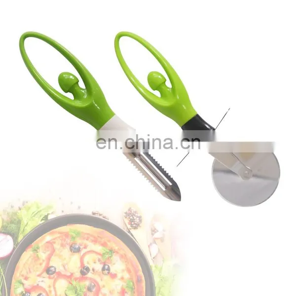 Wholesale Kitchen Accessories Good Grips Stainless Steel Sharp Pizza Cutter Wheel Fruit Potato Peeler Kitchen Tool photo-2