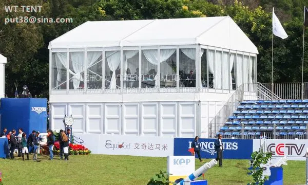 10-25 m Width A Shape Aluminum Double Decker Tent Used for Outdoor Sports Show,office,factory and Event photo-4