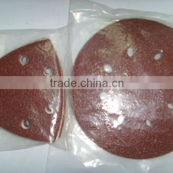 Red Sanding Disc / For Plaster / High Quality Sanding Paper photo-2