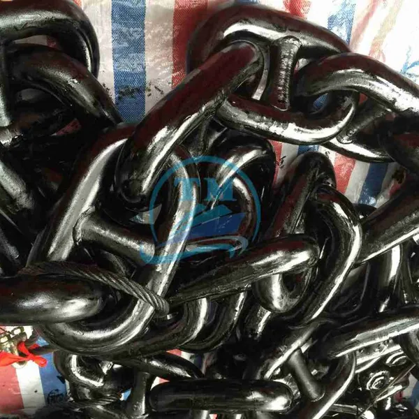 12.5mm-117mm Welded Black Grade U2/U3 Stud Link Anchor Chain photo-3