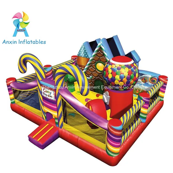 AX-IC-21008 Inflatable candy castle carnival bounce jumping castle