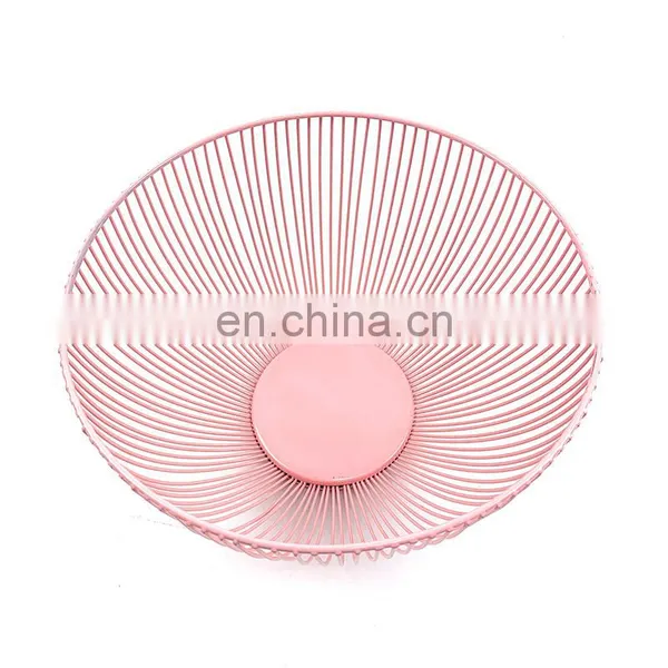 Kitchen Iron Storage Basket Accessories Fruits Egg Organizer Home Bathroom Wire Metal Basket Bowl Storage photo-2