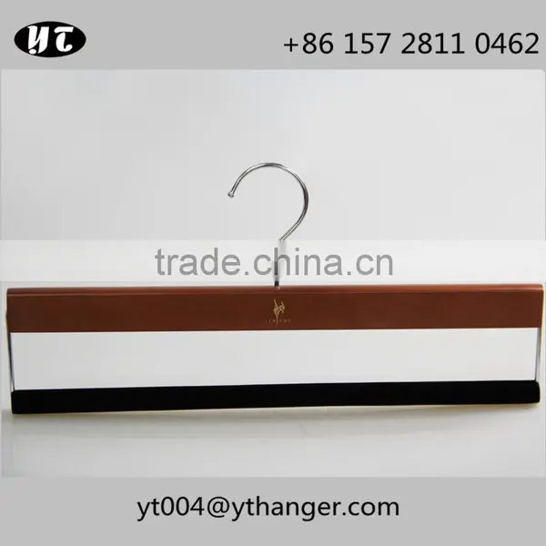 Top Quality Wooden Hanger and Pants Hanger With Anti-slip Velvet photo-3