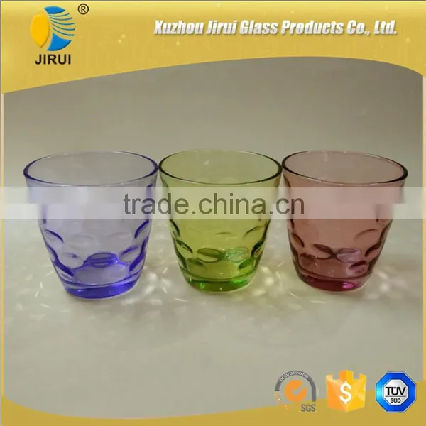 280ml Round Shape Colorful Glass Cup photo-4