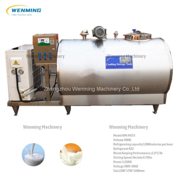 Milk Cooling Tank Milk Storage Tank Refrigeration Tank Liquid Storage Chilling Tank for Breast Milk Freezer Storage Milk Tanker for Sale photo-4