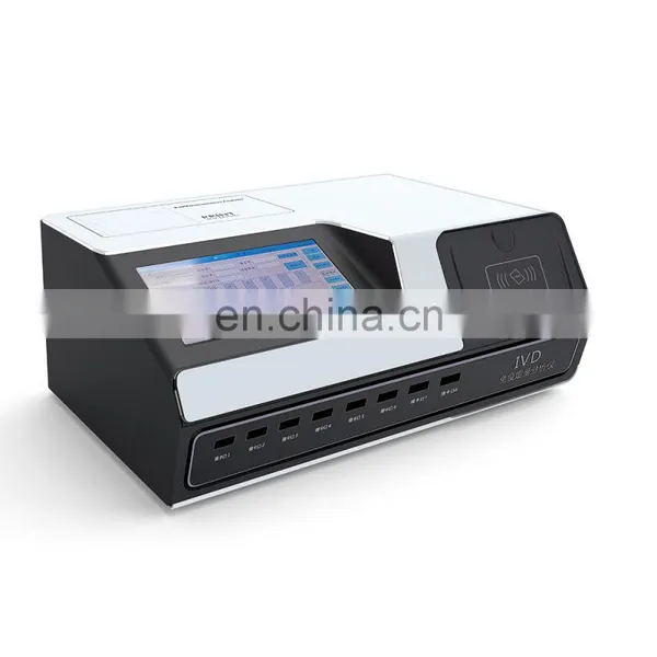 Factory Price Semi Automatic Fluorescence Immunoassay Analyzer Immunoassay Analyzer photo-3