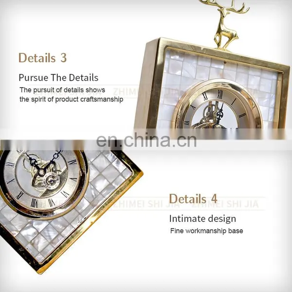 Home Decoration Modern Wall Clock For Man Table Clock photo-4