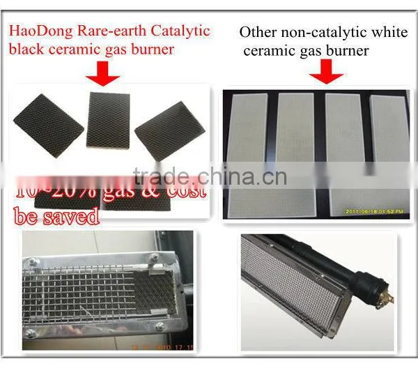 Natural Gas Burner Ceramic Infrared Heating Plates