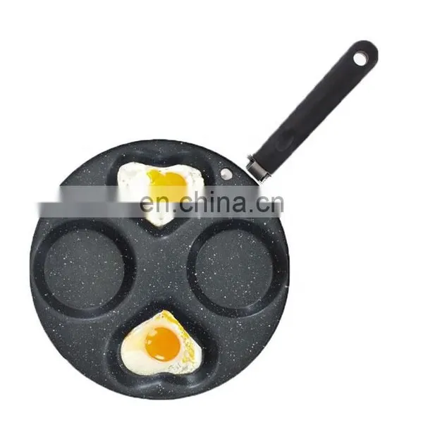 OEM Non-stick Cast Iron Cookware Divided Egg Frying Pan photo-5