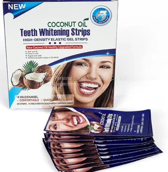 Coconut Oil Teeth Whitening Gel Strips Manufacturers
